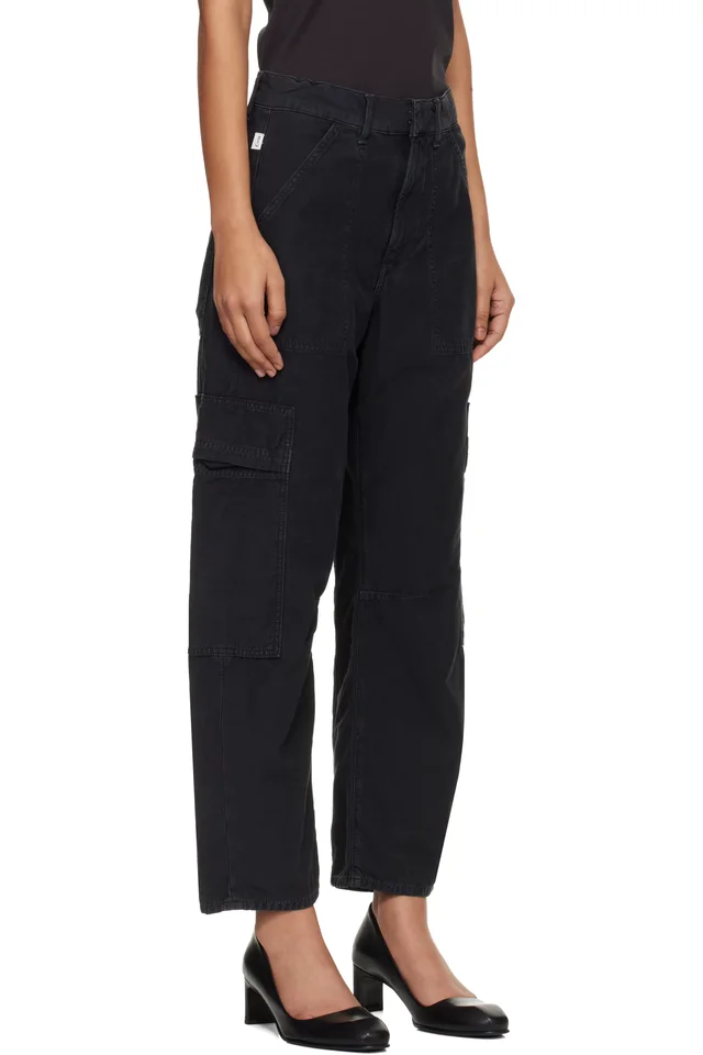 Citizens of Humanity Black Marcelle Cargo Pants, photo 2 of 4 from SSENSE