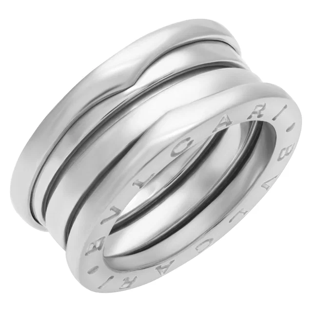Bvlgari B-Zero 1 3-Band ring in 18k white gold in White Yellow Gold from Gray And Sons