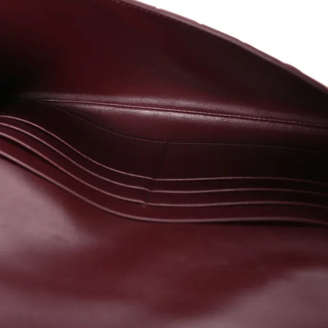 Bottega Veneta Nappa Intrecciato Long Andiamo Top Handle Clutch Barolo in Nappa leather from FASHIONPHILE, photo 5 of 11