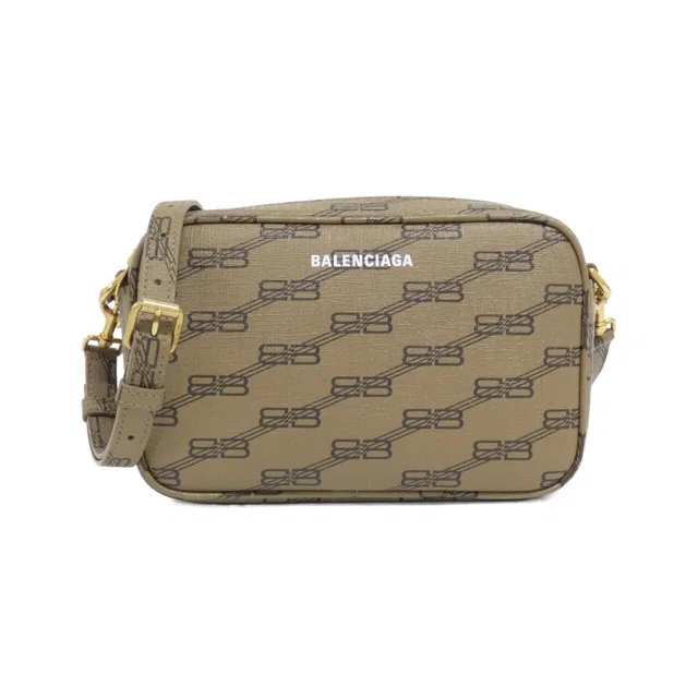 Balenciaga Signature BB Monogram shoulder bag in Coated canvas from LuxUness