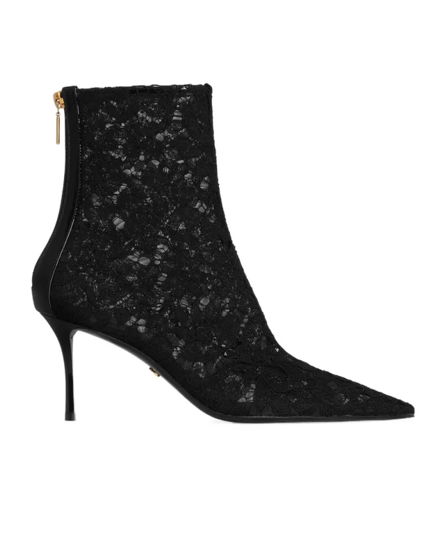 Dolce & Gabbana Pointed Toe Lace Ankle Boots from SENSER, photo 1 of 1