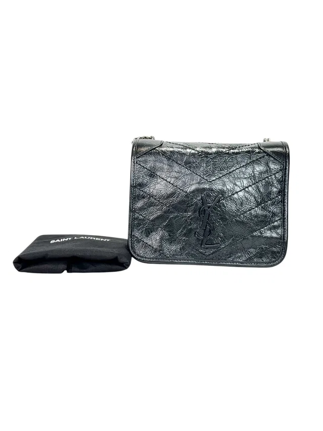 Saint Laurent Mini Niki Black Bag in Black from Luxury Promise