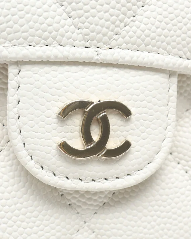 Chanel Classic Caviar Phone Holder Flap Bag in Caviar leather from A Retro Tale, photo 6 of 9