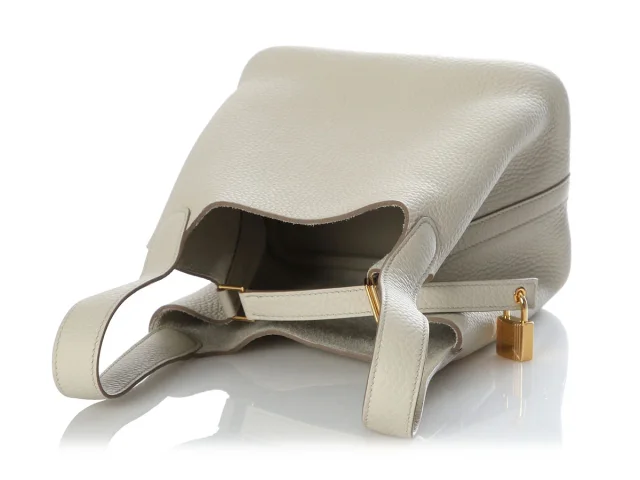 Hermès Béton Clémence Picotin Lock 18 in Clemence leather from Ann's Fabulous Finds, photo 7 of 10