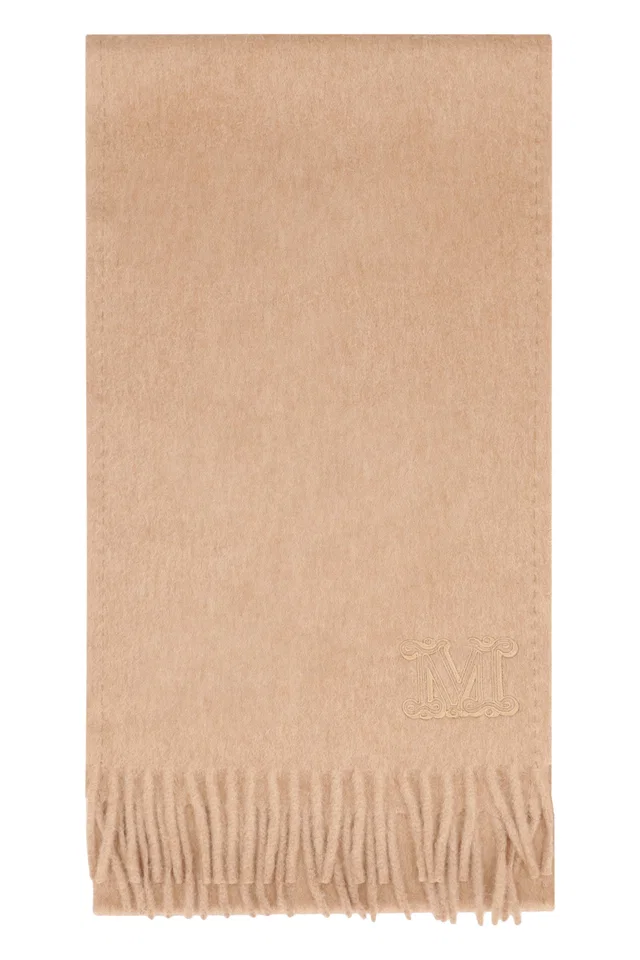 Max Mara Scarf — Beige Camel Scarfs in Brown from HEWI