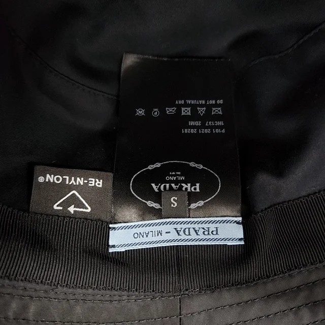 Prada Nylon Bucket Hat (1HC137) from GUGUS, photo 5 of 6