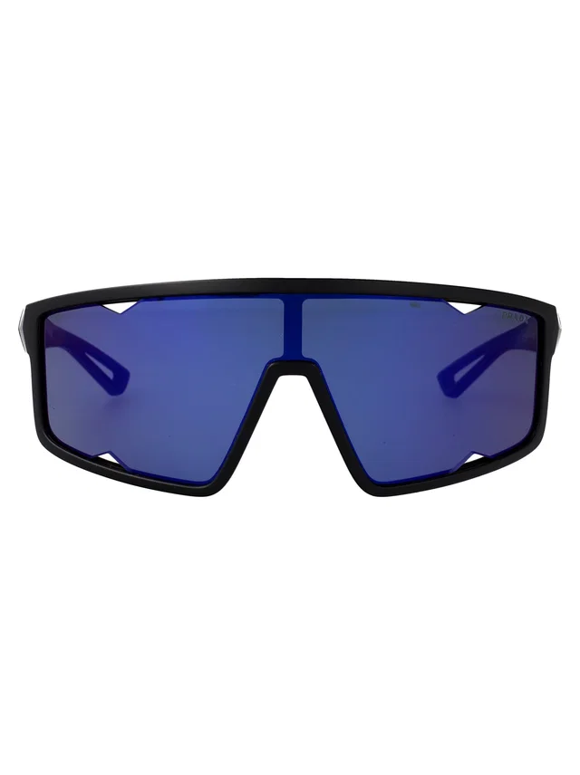 Prada 0ps Matte Black Injected Sunglasses in Black from HEWI