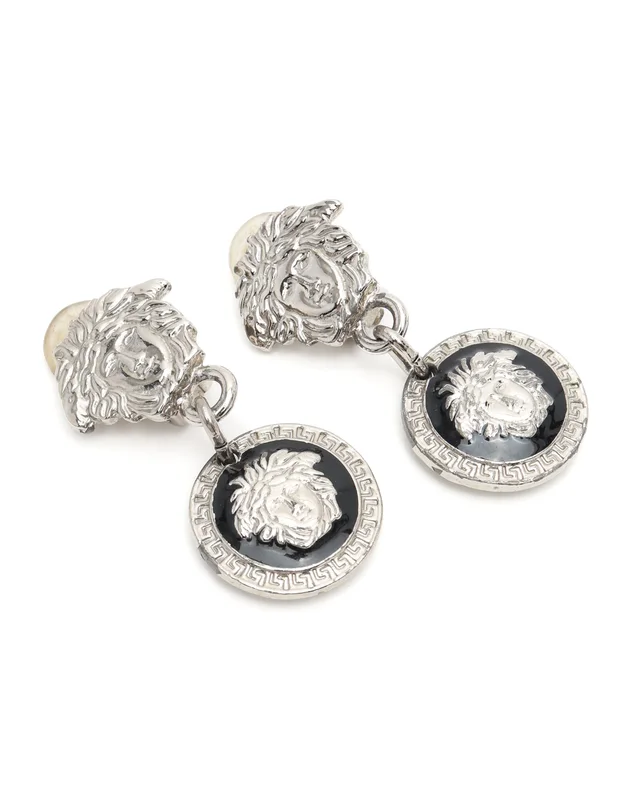 Versace Medusa Clip-on Earrings from A Retro Tale, photo 2 of 2