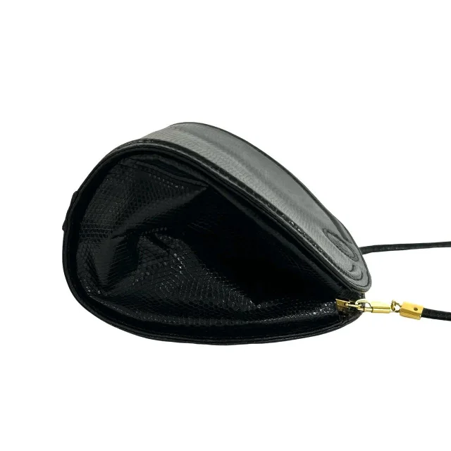 Gucci Lizard Shoulder Bag in Black Lizardskin from LuxUness, photo 6 of 10