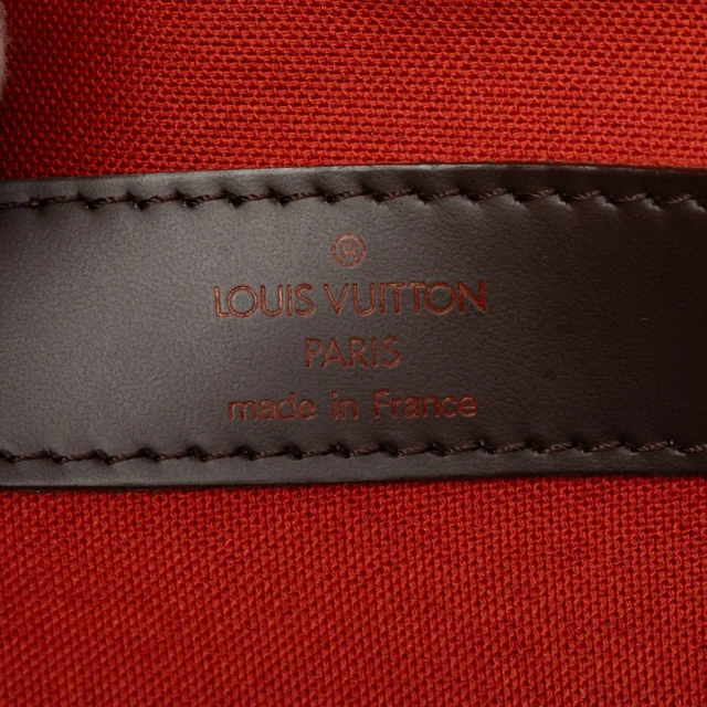 Brown Louis Vuitton Damier Ebene Naviglio Crossbody Bag in Brown Canvas from Designer Revival, photo 2 of 2