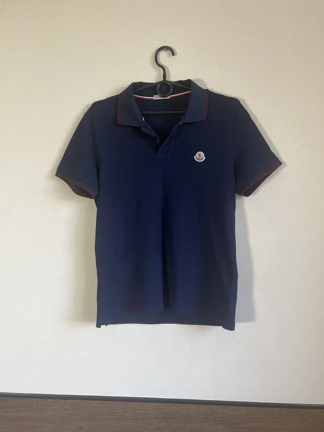Moncler Polo Shirt in blue from Grailed