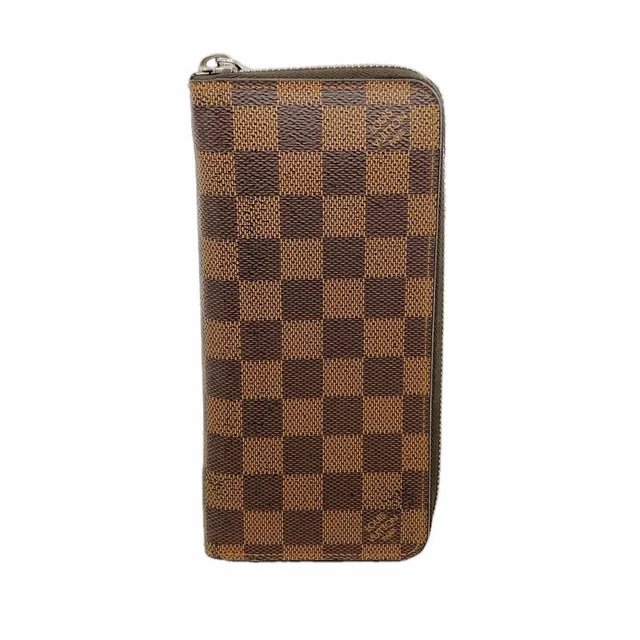 Louis Vuitton Wallet Damier Zippy Vertical Ebene in Brown from The Reluxe