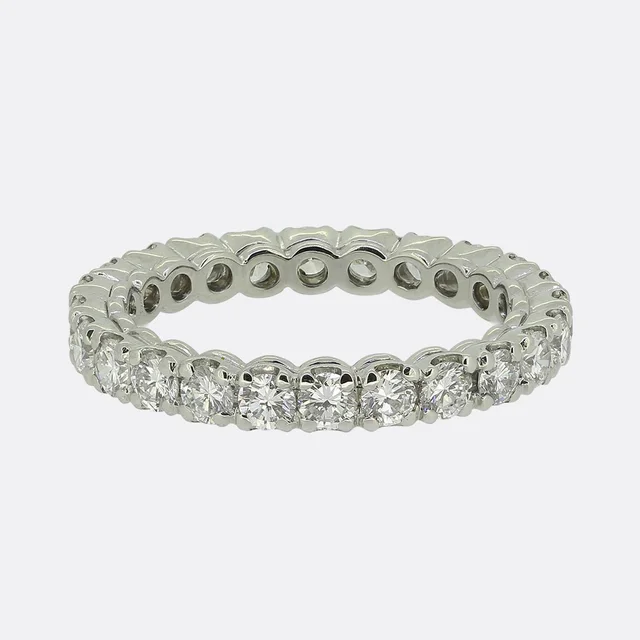 Cartier 1.20 Carat Diamond Full Eternity Ring Size M (53) from The Vintage Jeweller
