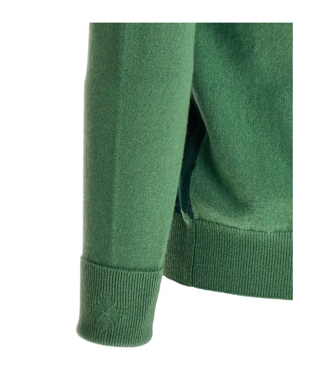 Ballantyne Diamond Intarsia V-Neck Knitted Sweater, photo 4 of 4 from SENSER