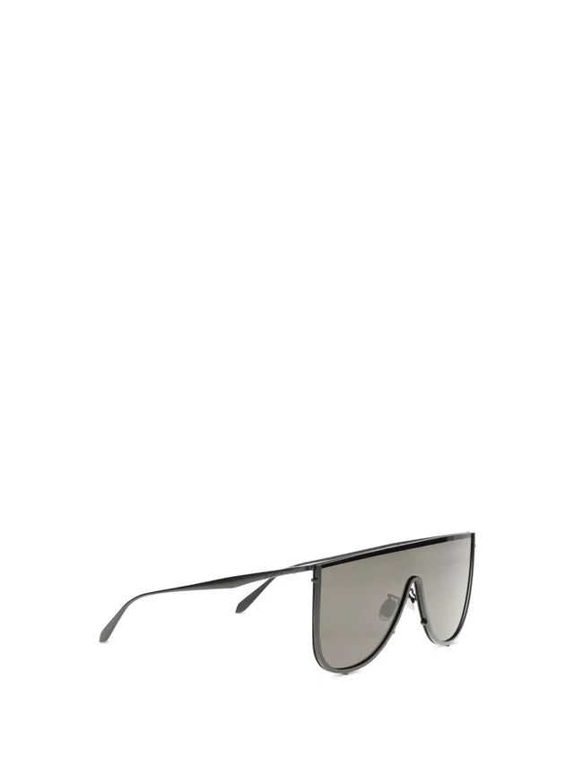 Alaïa Aa4l0088s008 Metal Mask Sunglasses — Black in Black from HEWI