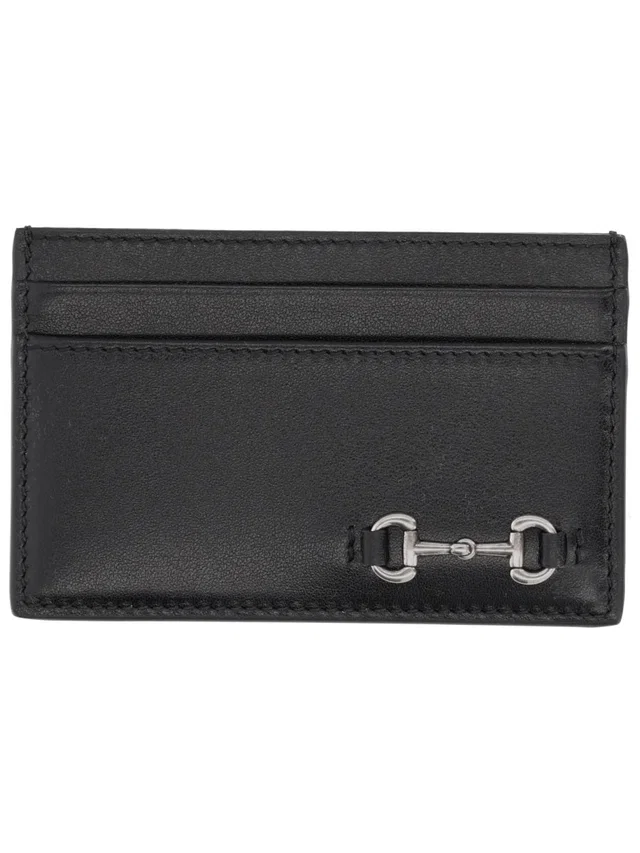Gucci Calf Leather Card Case — Black Skin Wallets & Purses in Black Calfskin from HEWI