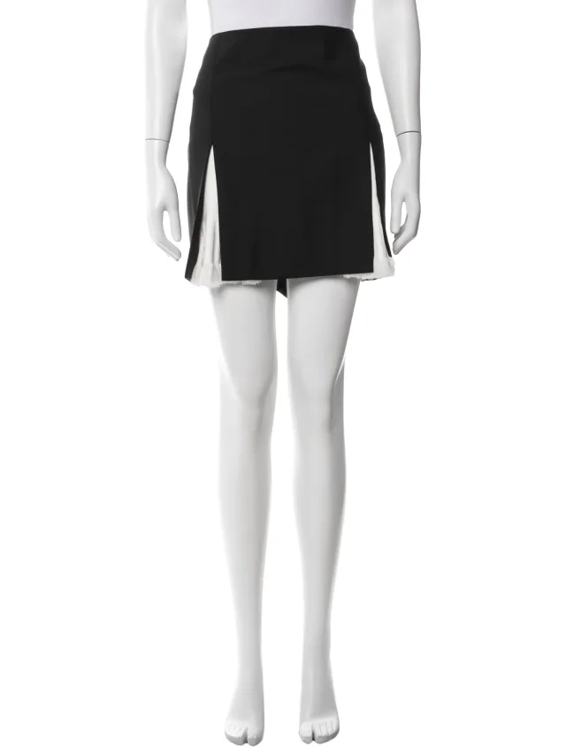 Givenchy Wool Mini Skirt w/ Tags in black Wool from The RealReal