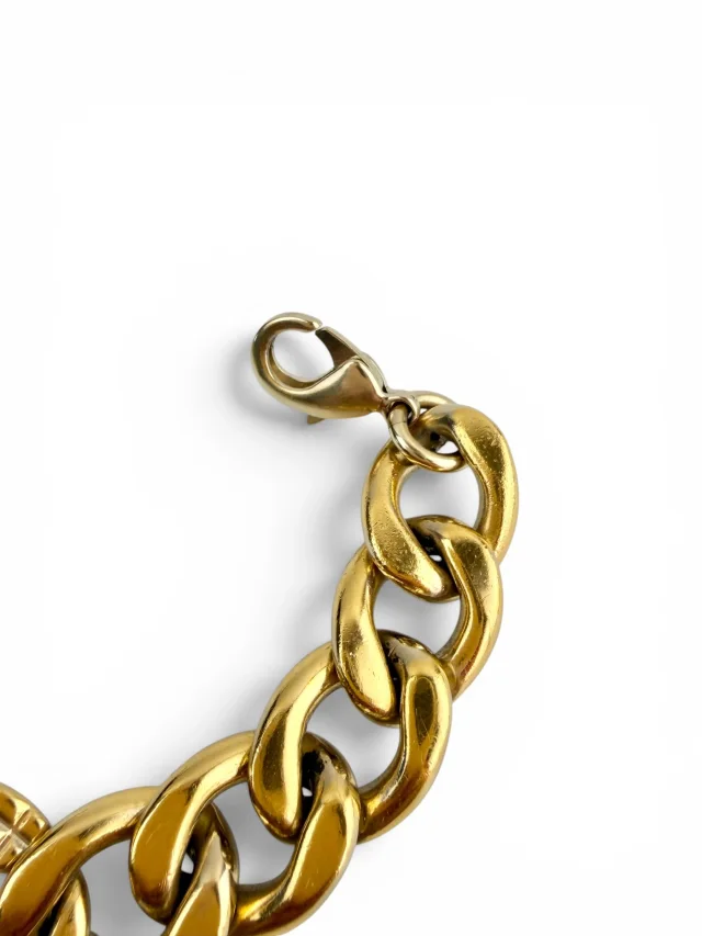 Chanel Gold Tone and Crystal Bracelet in Gold from Season 2 Consign, photo 6 of 6