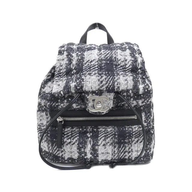Chanel Backpack Black in Black Nylon from The Reluxe
