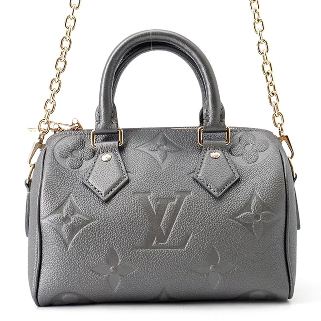 Louis Vuitton Speedy Bandouliere GunmetalM12013 Monogram Empreinte Leather Size 20 in Leather from GALLERY RARE
