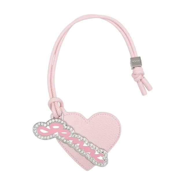 GANNI Key Case — Pink Synthetic Belt in Pink from HEWI