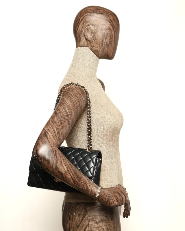 Chanel Classic Medium Double Flap Bag in Woven leather from A Retro Tale, photo 13 of 13