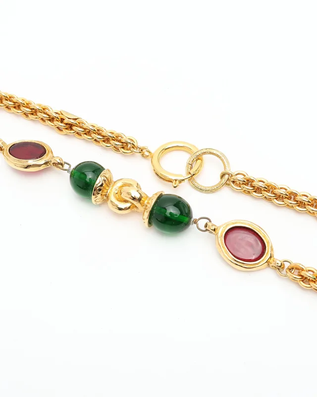 Chanel Vintage Gripoix Long Necklace from A Retro Tale, photo 3 of 4