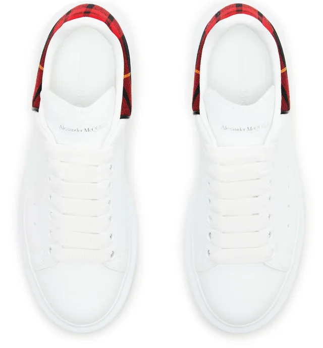 MCQUEEN Oversized sneakers in White Calf leather, photo 5 of 8 from 24S (US)