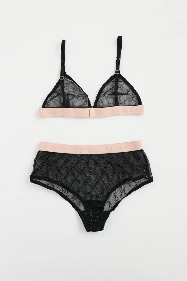 Gucci GG Tulle Lingerie Set from VSP Consignment, photo 2 of 2