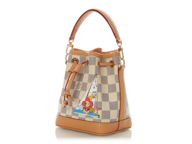 Louis Vuitton Damier Azur Vivienne Sac Nano Noé in Canvas from Ann's Fabulous Finds, photo 3 of 9