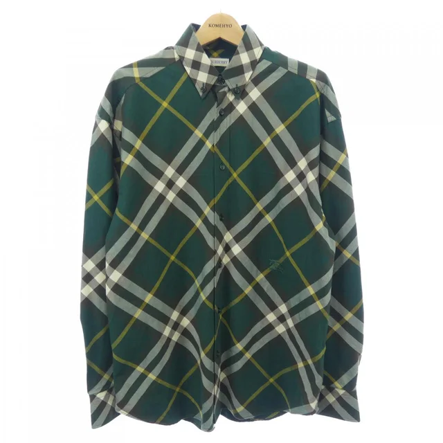 Burberry Shirt in Green BRAUN check S. from KOMEHYO