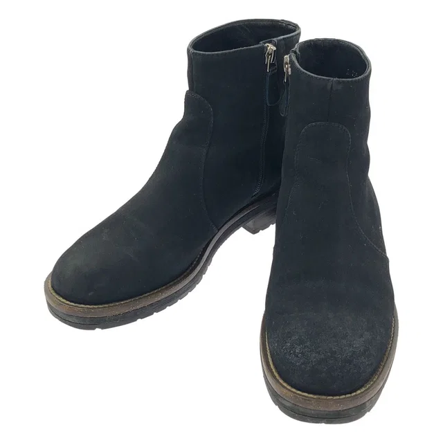 Chanel CC Logo Side Zip Short Boots Black 38 in Black Leather from The Reluxe
