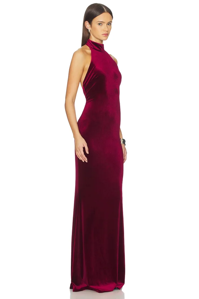 NBD Gal Gown in Oxblood, photo 2 of 3 from REVOLVE (Canada)