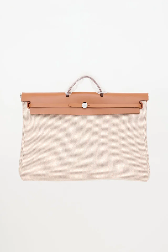 Hermès 2024 Toile & Vache Hunter Herbag 50 Bag in Canvas from VSP Consignment