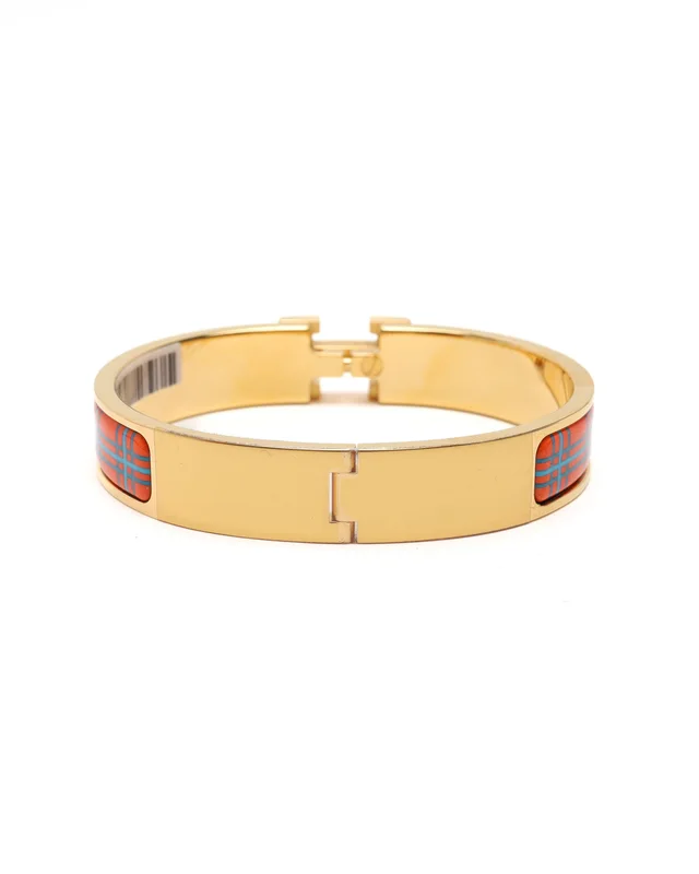 Hermès Clic H Bracelet in Denim from A Retro Tale, photo 4 of 7