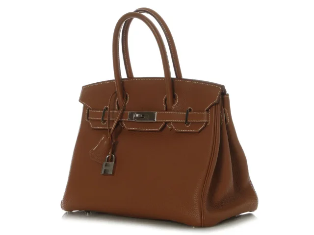 Hermès Gold Togo Birkin 30 in Gold Togo leather from Ann's Fabulous Finds, photo 3 of 11