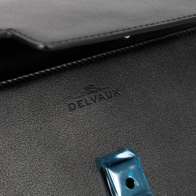Delvaux All Black Calf Souple Tempête GM Bag in Black Leather from Labellov, photo 8 of 8