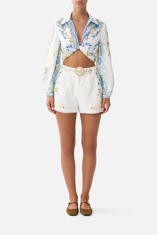 Camilla eBoutique CROPPED WRAP SHIRT MY HOMESPUN HEART from CAMILLA, photo 1 of 1
