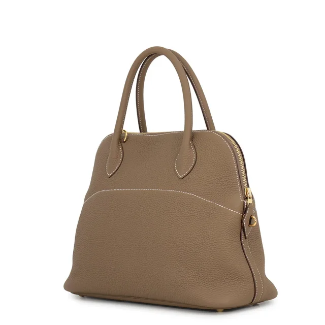 Hermès Bolide Etoupe Taurillon Clemence Size 31 in Taupe Clemence leather from GALLERY RARE, photo 2 of 15