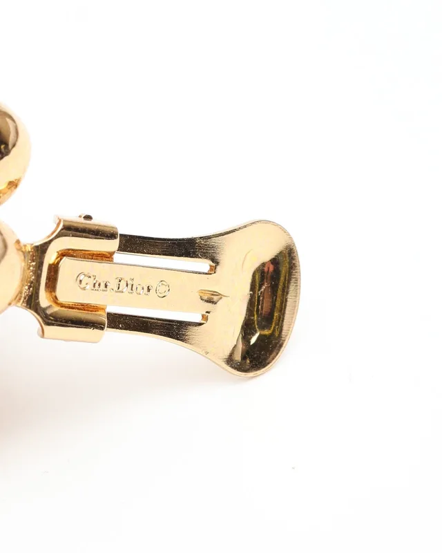 Dior Flower Clip-on Earrings from A Retro Tale, photo 3 of 4