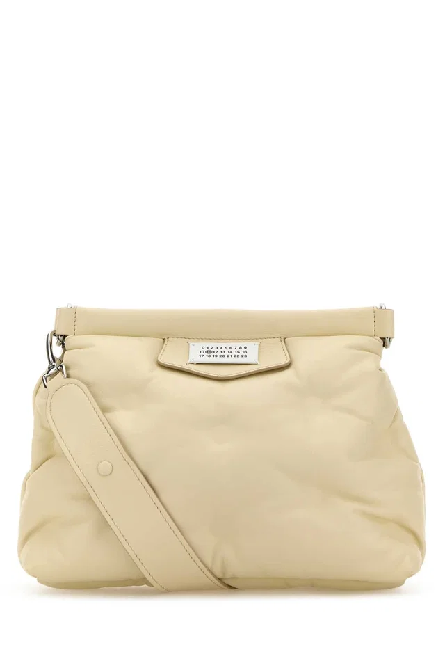 Maison Margiela Slam Crossbody Bag — Beige in Beige Nappa leather from HEWI