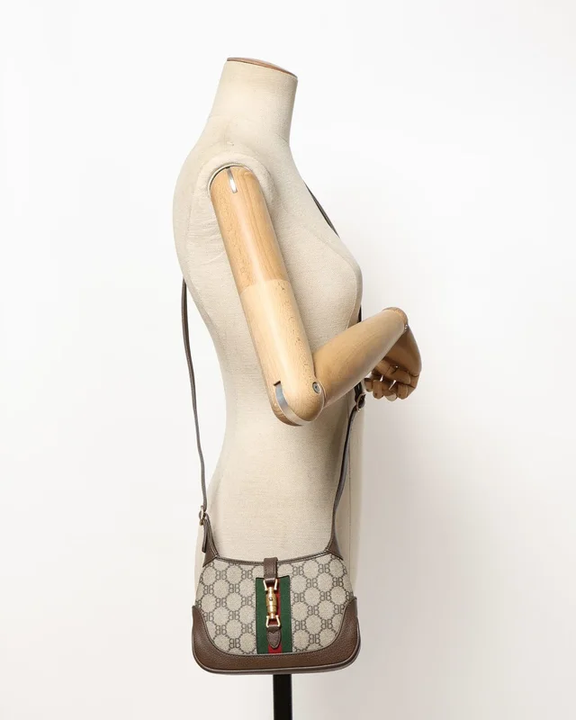 Gucci x Balenciaga The Hacker Project Mini Jackie Shoulder Bag in Coated canvas from A Retro Tale, photo 8 of 8