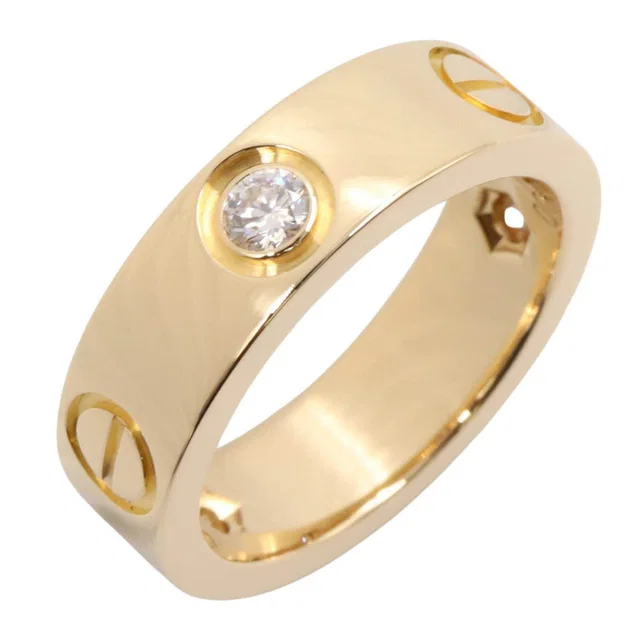Cartier Love Au750 Diamond Ring Size 7.5 from LuxUness