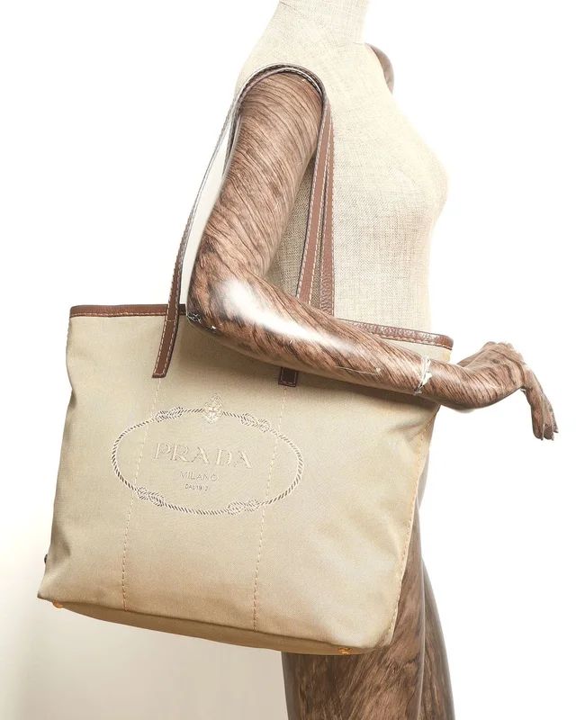 Prada Jacquard Tote Bag in Canvas from A Retro Tale, photo 8 of 8