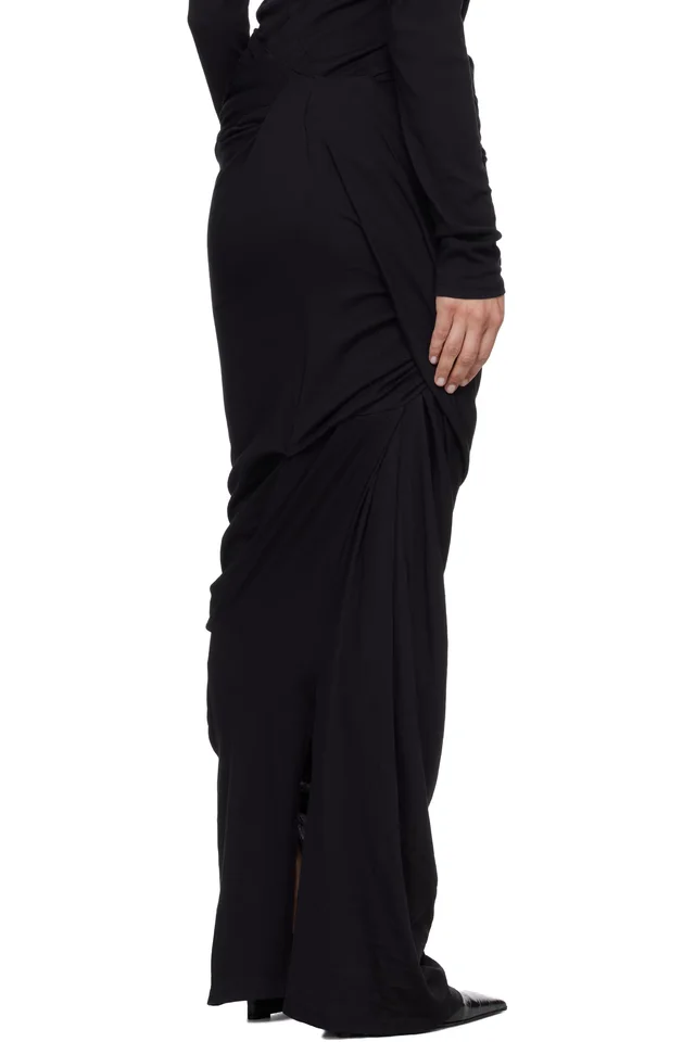 Entire Studios Black Dia Maxi Skirt, photo 3 of 4 from SSENSE
