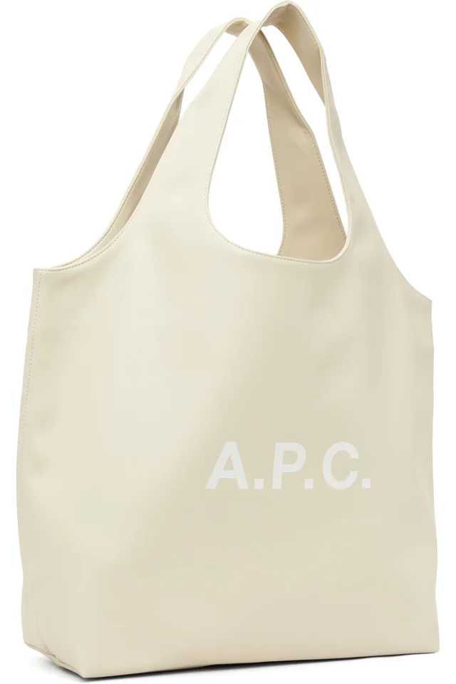 A.P.C. Off-White Ninon Tote, photo 2 of 4 from SSENSE