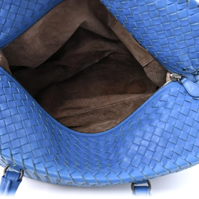 Bottega Veneta Nappa Intrecciato Brick Tote Celeste in Nappa leather from FASHIONPHILE, photo 5 of 14