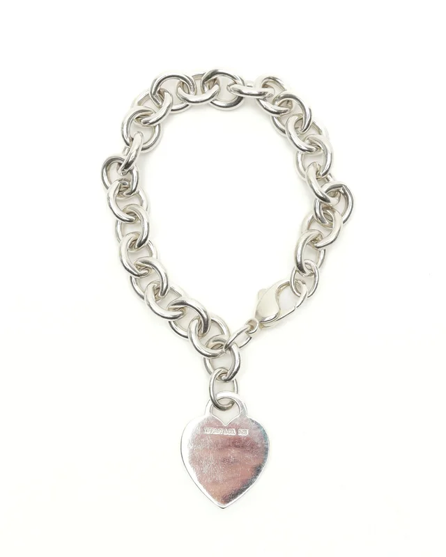 Tiffany & Co. Heart Silver Bracelet in Silver from A Retro Tale