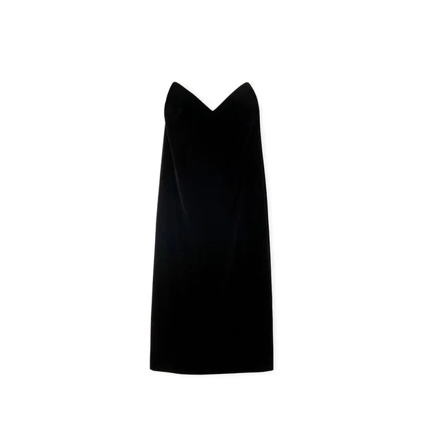 Loewe Black Cotton Cocktail Dress in Black from HEWI