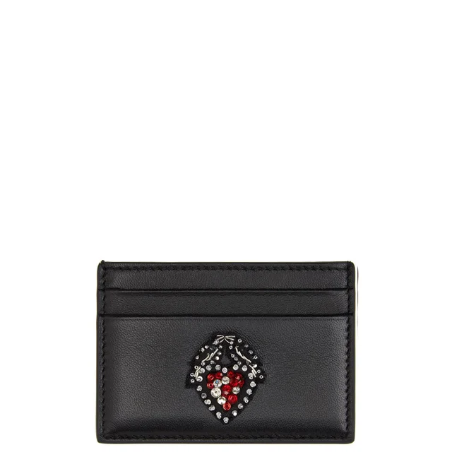 Alexander McQueen Flat Cardholder Heart, Black from Cultstatus, photo 1 of 1